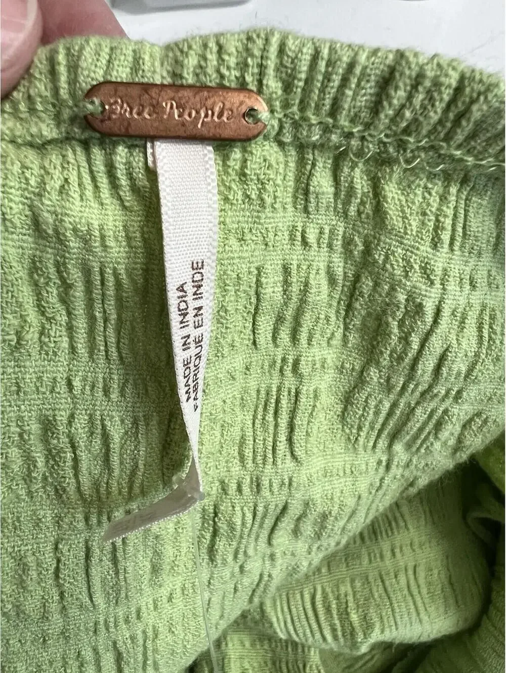 Free People Size  XL Beyond Chic Mini Dress Open Back Greeen Cute Summer Strap